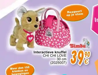 Cora Interactieve knuffel 30cm aanbieding