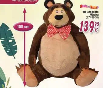 Reuzegrote Masha 150cm