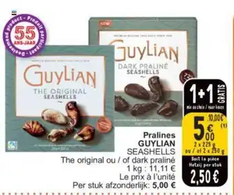 Cora Pralines GUYLIAN aanbieding