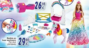 Cora Barbie en haar eenhoorn aanbieding