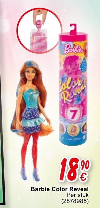Cora Barbie Color Reveal aanbieding