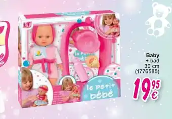 Cora Baby + bad 30cm aanbieding