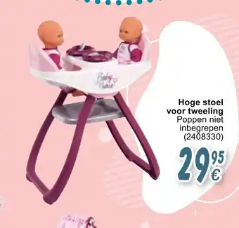 Cora Hoge stoel voor tweeling aanbieding