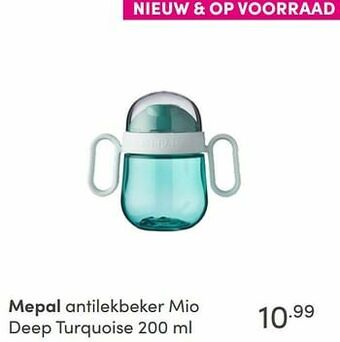 Baby & Tiener Mepal antilekbeker mio deep turquoise aanbieding
