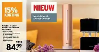 GAMMA Netatmo healthy home coach slimme co2-meter aanbieding