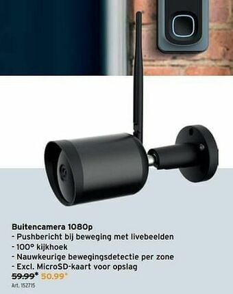 GAMMA Qnect buitencamera 1080p aanbieding