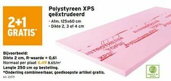 GAMMA Polystyreen xps geëxtrudeerd aanbieding
