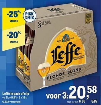 Makro Leffe blond aanbieding