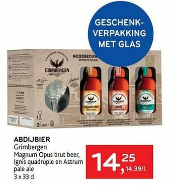 Alvo Abdijbier grimbergen aanbieding