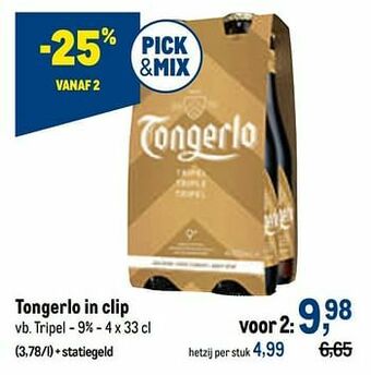 Makro Tongerlo in clip tripel aanbieding