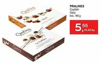 Pralines guylian opus