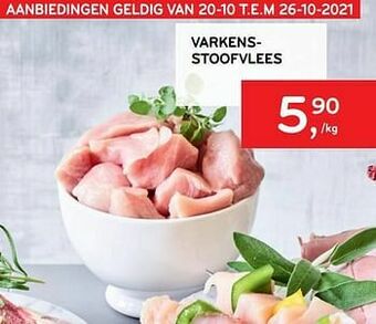 Alvo Varkensstoofvlees aanbieding