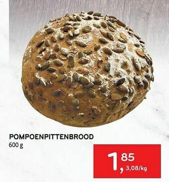 Pompoenpittenbrood