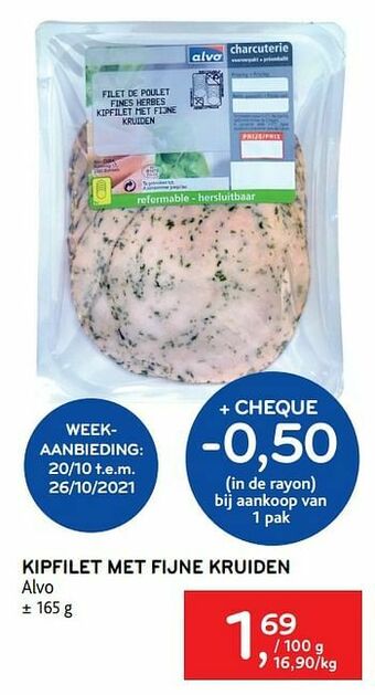 Alvo Kipfilet met fijne kruiden alvo aanbieding