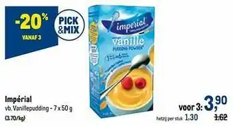 Impérial vanillepudding