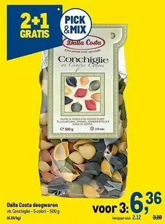 Dalla costa deegwaren conchiglie