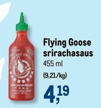 Flying goose srirachasaus