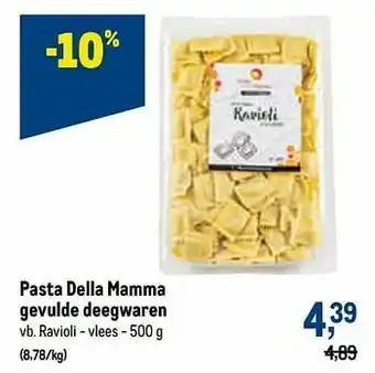 Pasta della mamma gevulde deegwaren ravioli - vlees
