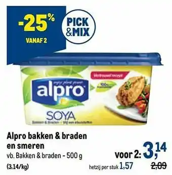 Alpro bakken + braden