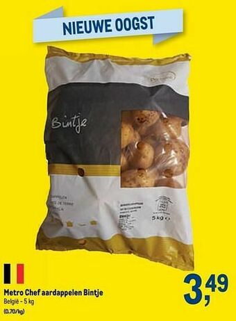 Makro Metro chef aardappelen bintje aanbieding