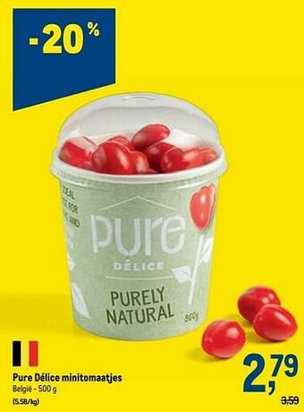 Pure délice minitomaatjes