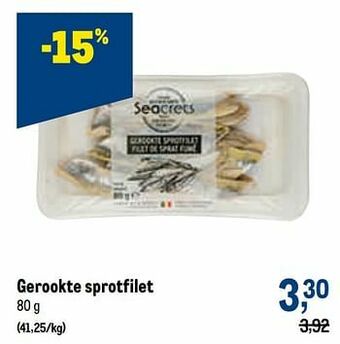 Makro Gerookte sprotfilet aanbieding