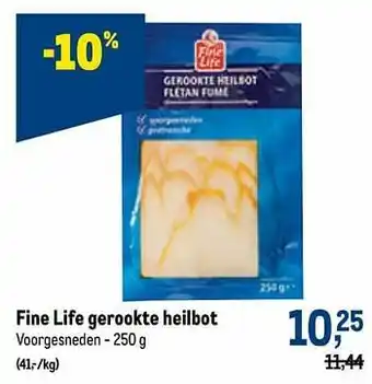 Makro Fine life gerookte heilbot aanbieding