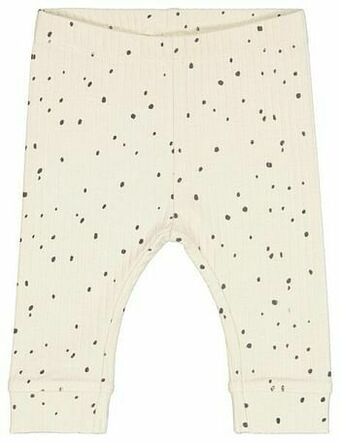 HEMA HEMA Newborn Broek Rib Katoen Stretch Gebroken Wit (gebroken wit) aanbieding