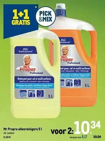 Makro Mr propre allesreinigers lemon aanbieding