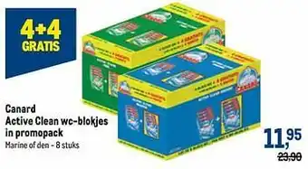 Makro Canard active clean wc-blokjes aanbieding