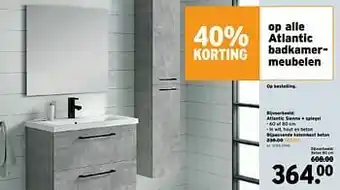 GAMMA Atlantic sienna + spiegel aanbieding
