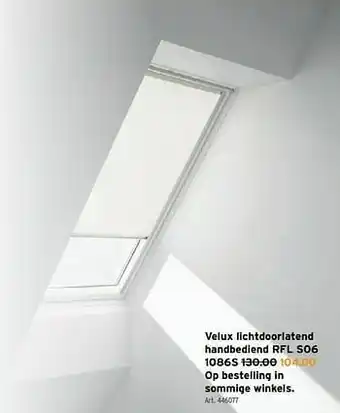 GAMMA Velux lichtdoorlatend handbediend rfl s06 1086s aanbieding