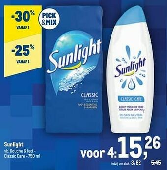 Makro Sunlight douche + bad - classic care aanbieding