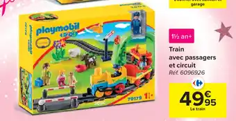 Carrefour Train avec passagers et circuit aanbieding