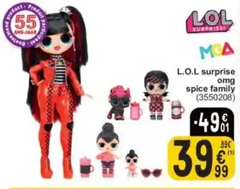 Cora L.O.L surprise omg spice family 3550208 aanbieding