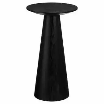 Bijzettafel Cone Zwart Ø35cm