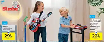 Guitare avec lumieres