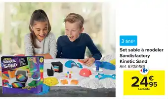 Set sable a modeler Sandisfactory Kinetic Sand