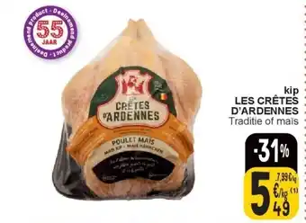 Cora kip LES CRÊTES D’ARDENNES aanbieding