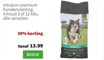 Intratuin premium hondenvoeding