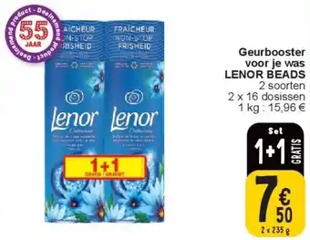 Cora Geurbooster voor je was LENOR BEADS aanbieding