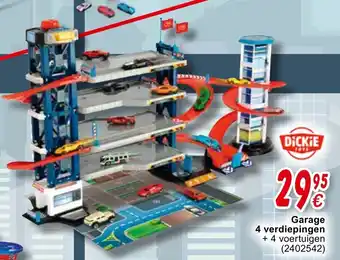 Garage 4 verdiepingen + 4 voertuigen
