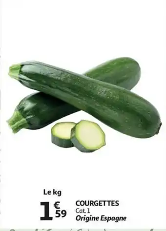 Auchan COURGETTES aanbieding