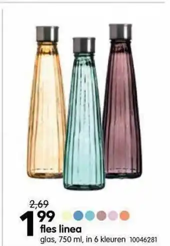 Yess Fles Linea aanbieding