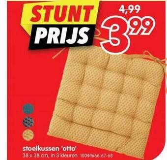 Yess Stoelkussen Otto aanbieding