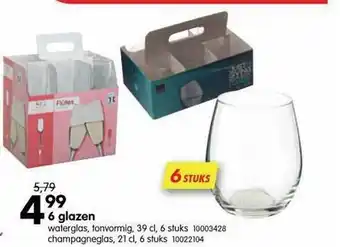 Yess 6 Glazen aanbieding