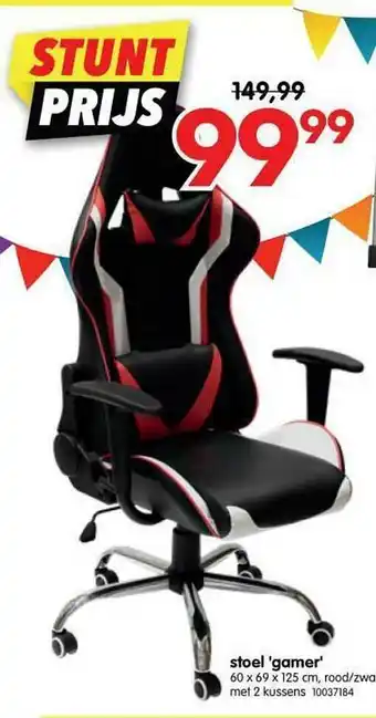 Yess Stoel Gamer aanbieding