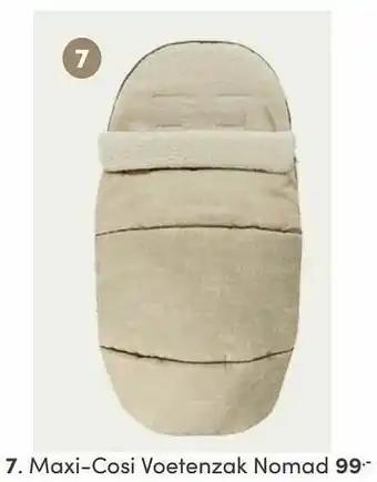 Baby & Tiener Maxi-cosi voetenzak nomad aanbieding