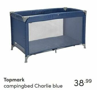 Baby & Tiener Topmark campingbed charlie blue aanbieding