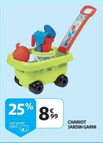 CHARIOT JARDIN GARNI